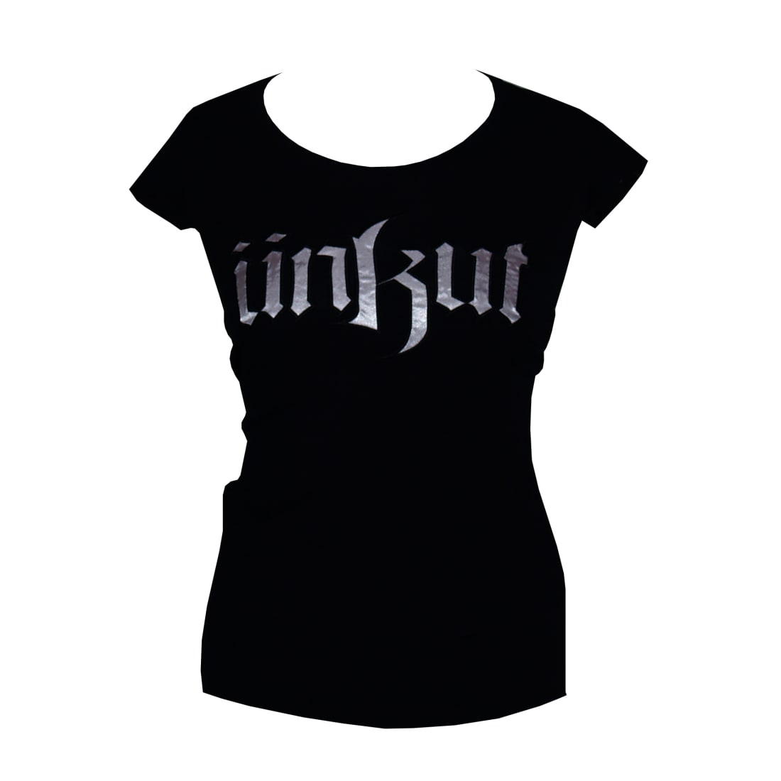 Unkut - Tee Shirt Moulant Fille Unkut Noir Rose Satine ...