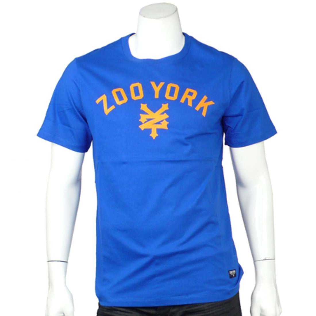 Zoo York Tee Shirt Zoo York Immergruen Bleu Roi Typo Orange