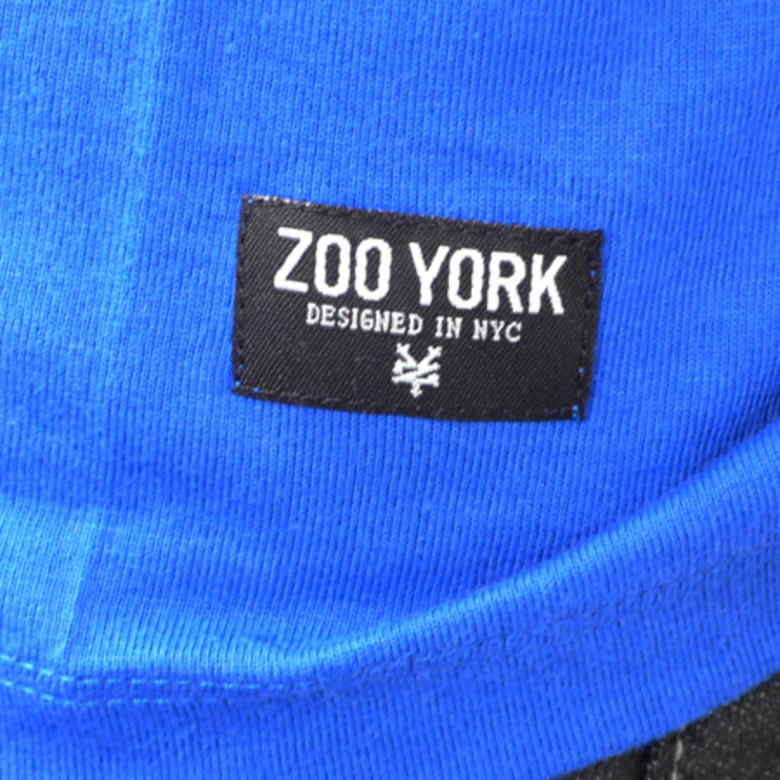 Zoo York Tee Shirt Zoo York Immergruen Bleu Roi Typo Orange