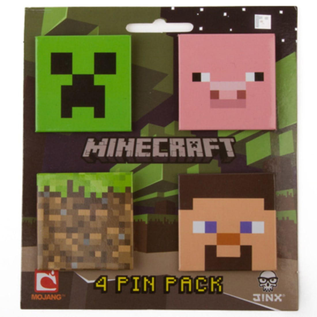 Minecraft - Lot Pins Minecraft - LaBoutiqueOfficielle.com