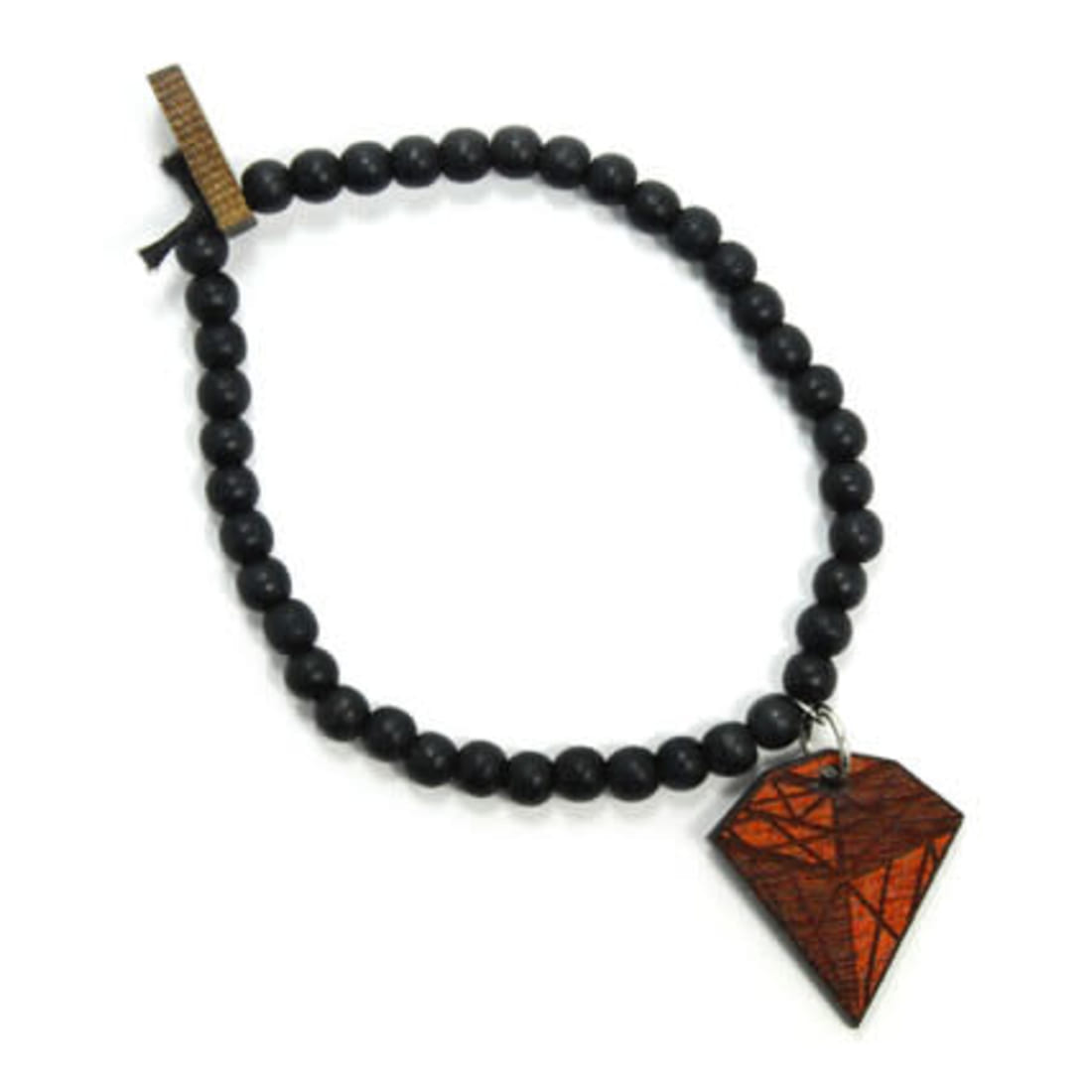 Good Wood NYC Bracelet Good Wood NYC Stone Diamond Bloodwood