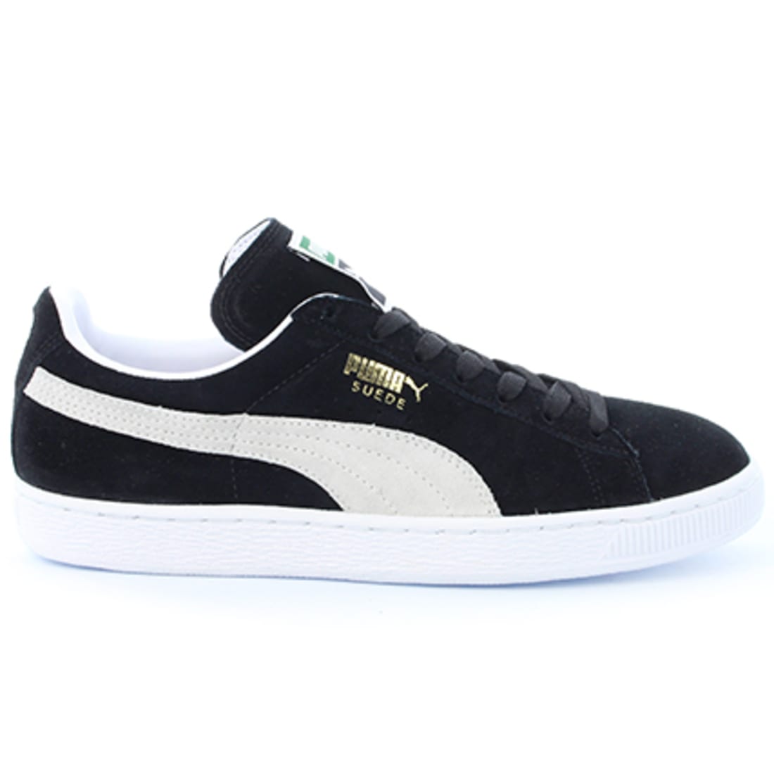puma suede blanche et noir