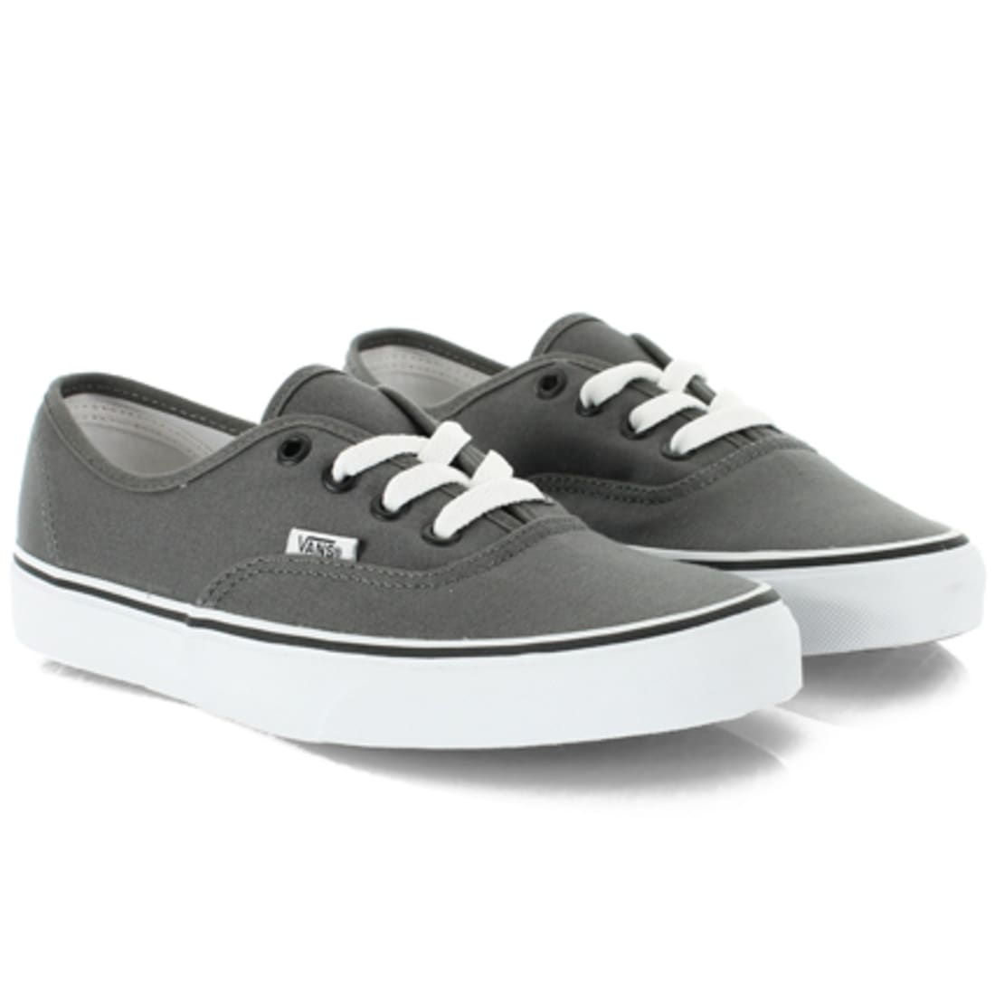 vans authentic pewter black