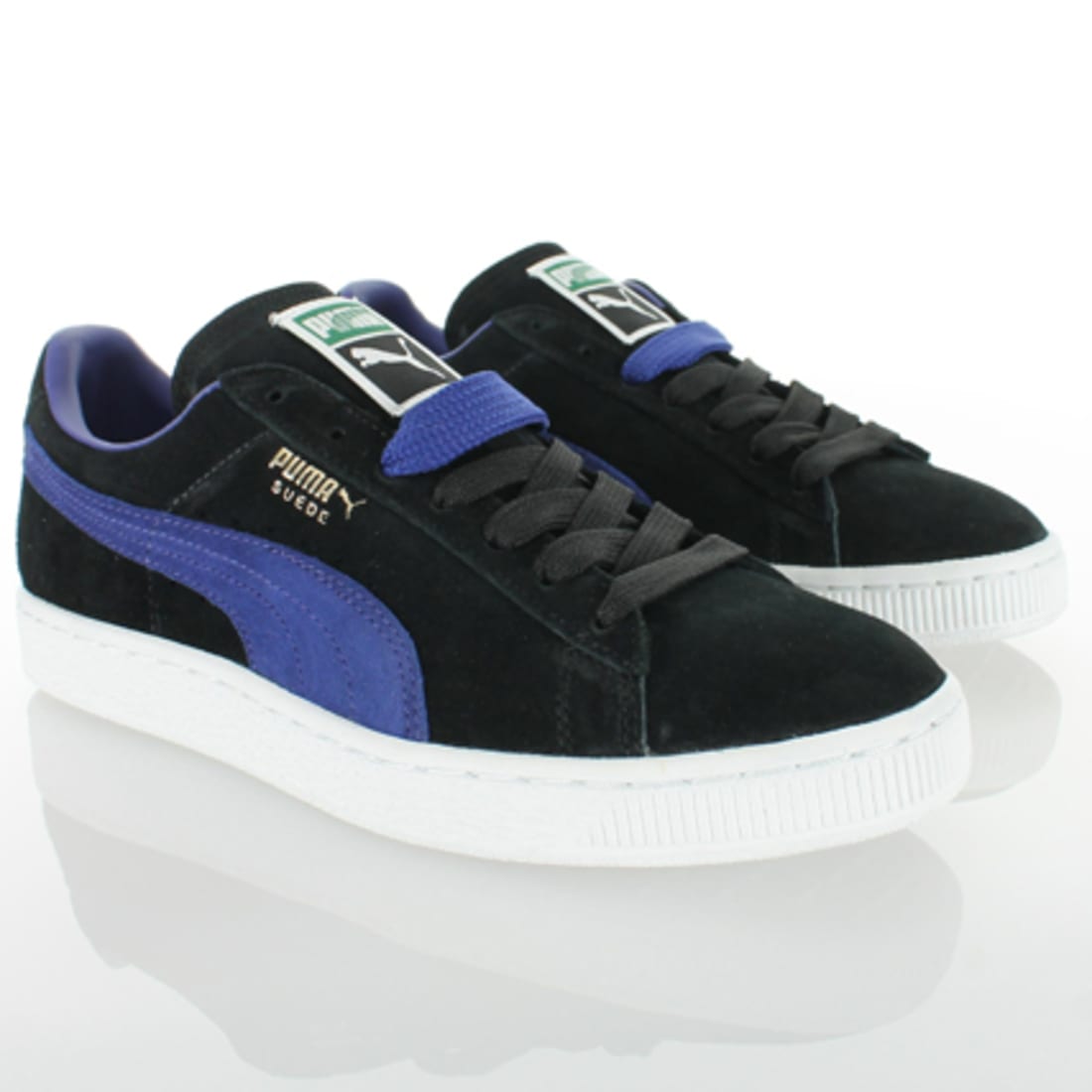 puma suede bleu femme