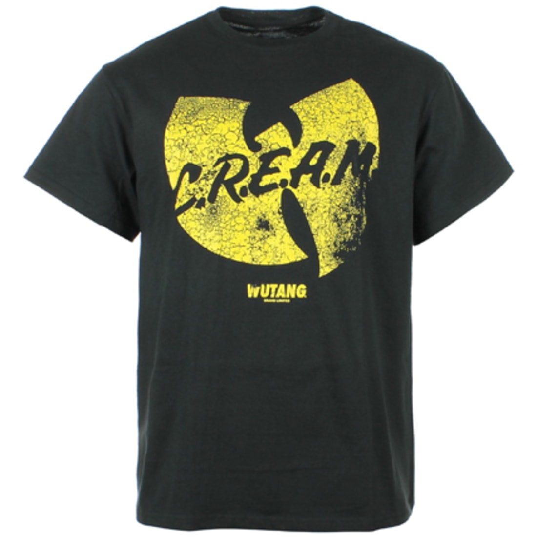 Wu Tang Clan Tee Shirt Wu Tang Clan Logo Cream Black