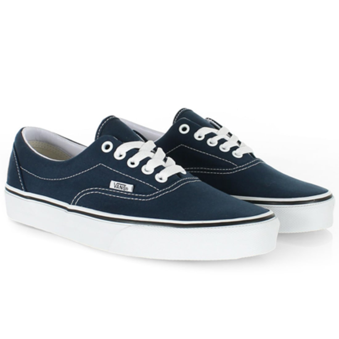 vans bleu marine et marron