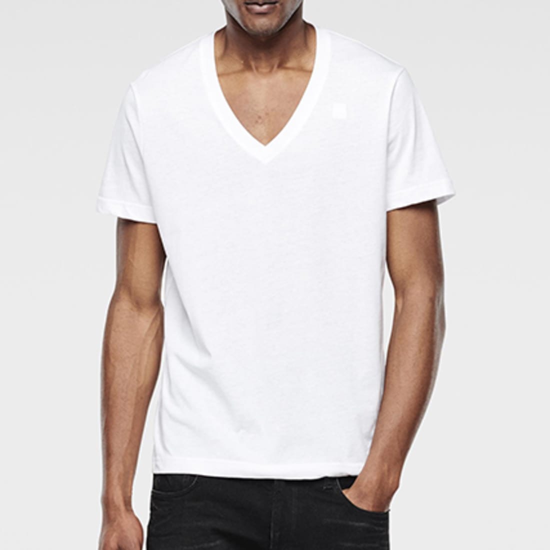 GStar Lot De 2 TShirts GStar Basic V Neck Solid White