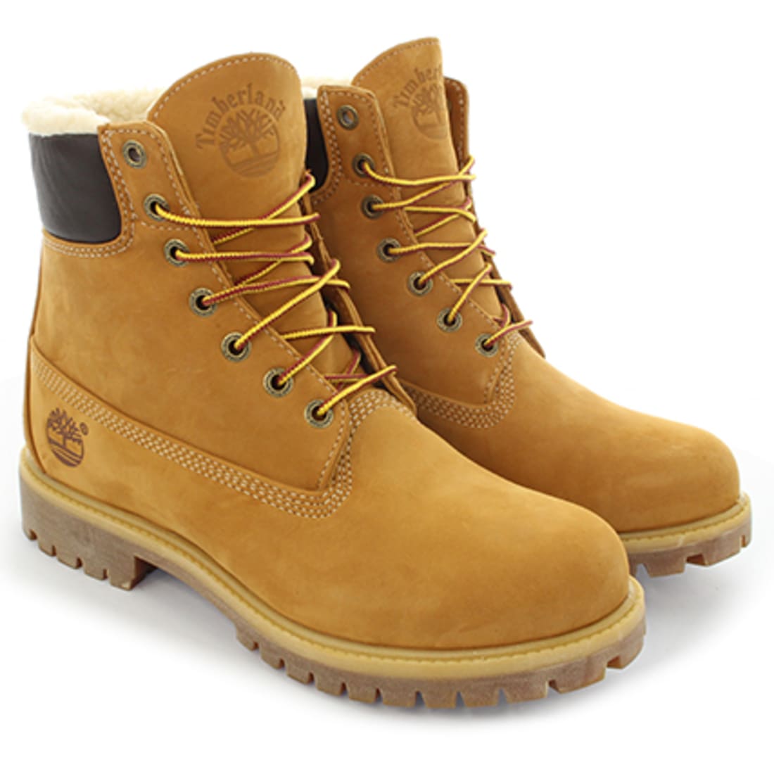 Timberland - Chaussures 6 In Fur Lined A13GA Wheat Camel - LaBoutiqueOfficielle.com