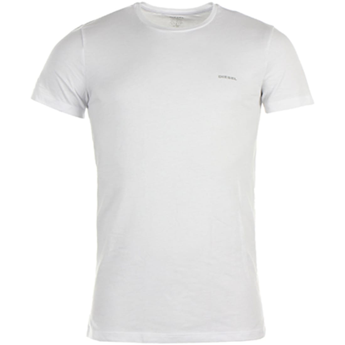 Diesel Lot De 3 Tee Shirts Jake Round Neck Blanc Gris Chiné Noir