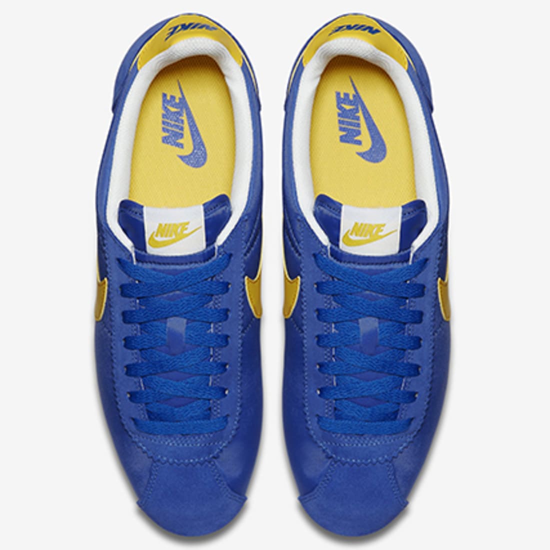 nike cortez nylon femme jaune