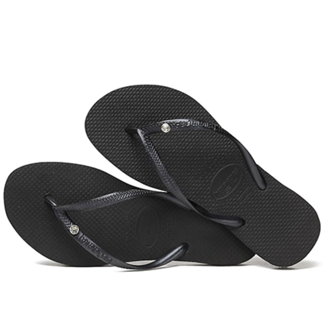 Havaianas Tongs Femme Slim Crystal Glamour Noir