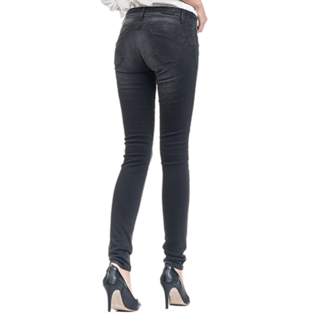 Salsa - Jean Femme Wonder Push Up Noir ...