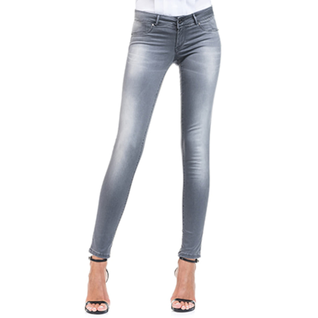 Salsa Jean Femme Wonder Push Up Gris