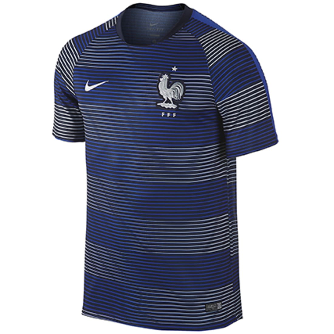 Nike - Tee Shirt Equipe De France De Football 725326 Bleu ...
