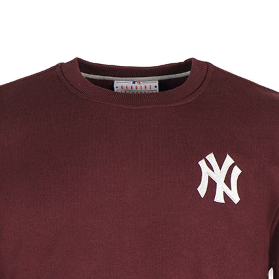 New Era Sweat Crewneck MLB New York Yankees Bordeaux