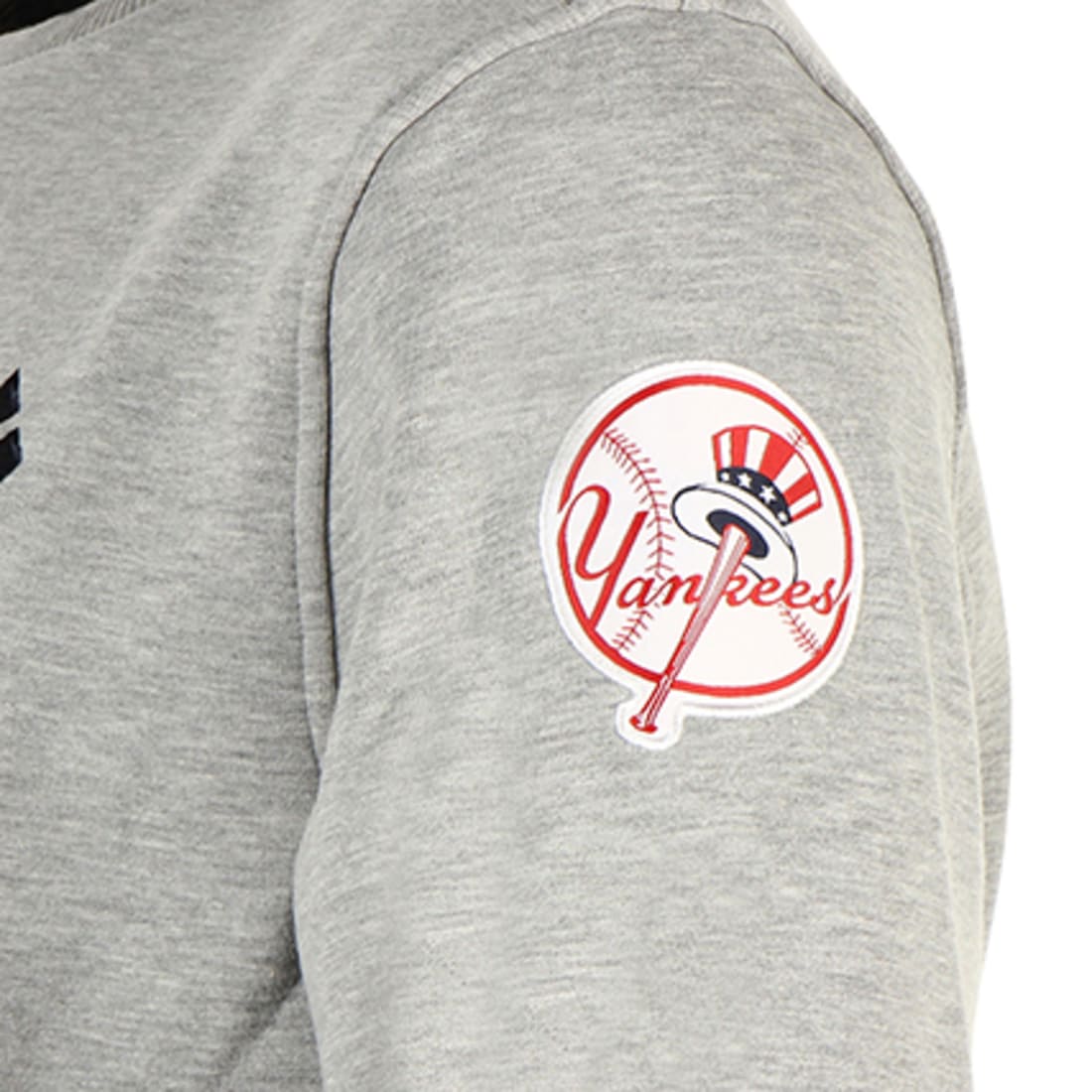 New Era Sweat Crewneck MLB New York Yankees Gris Chiné