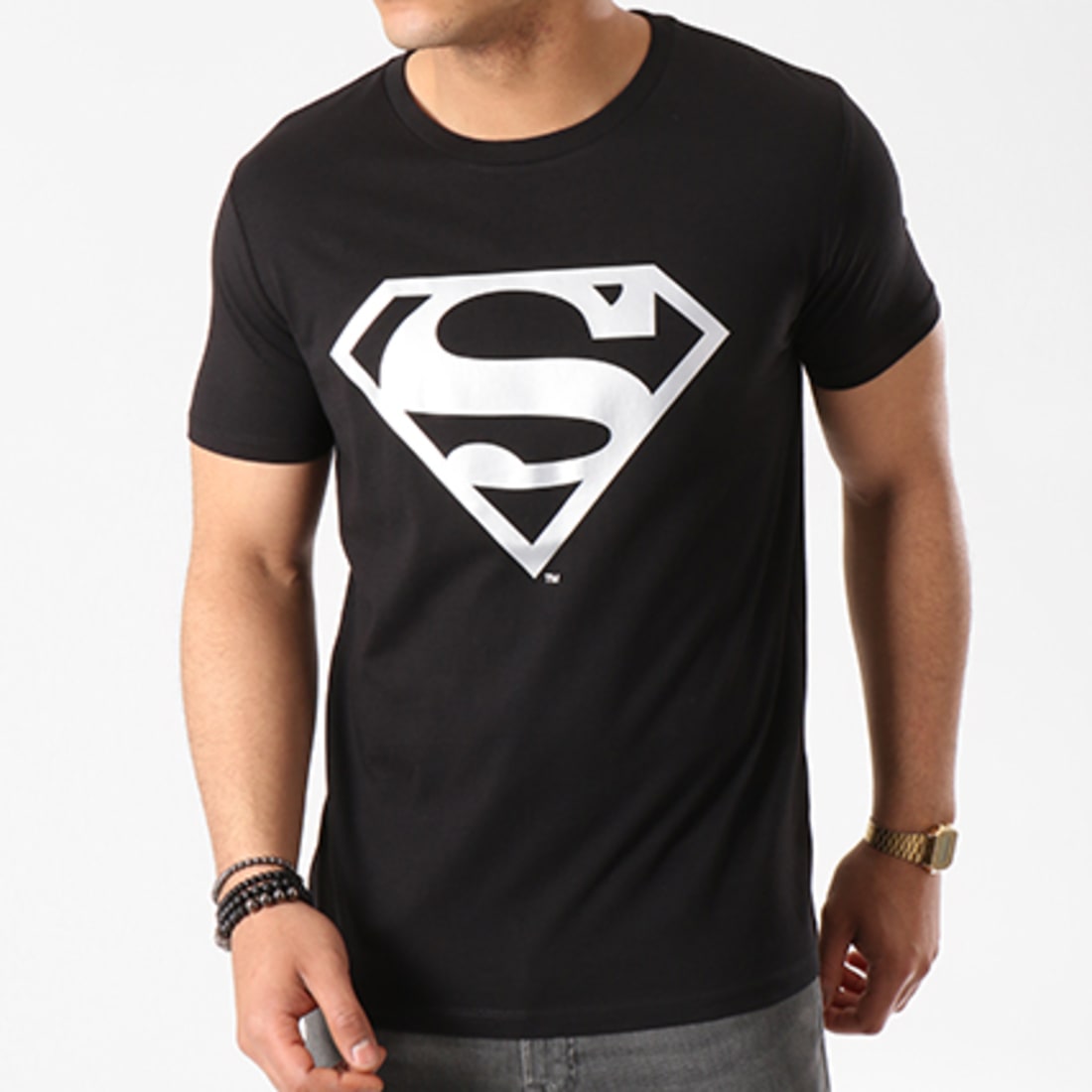 t shirt superman noir