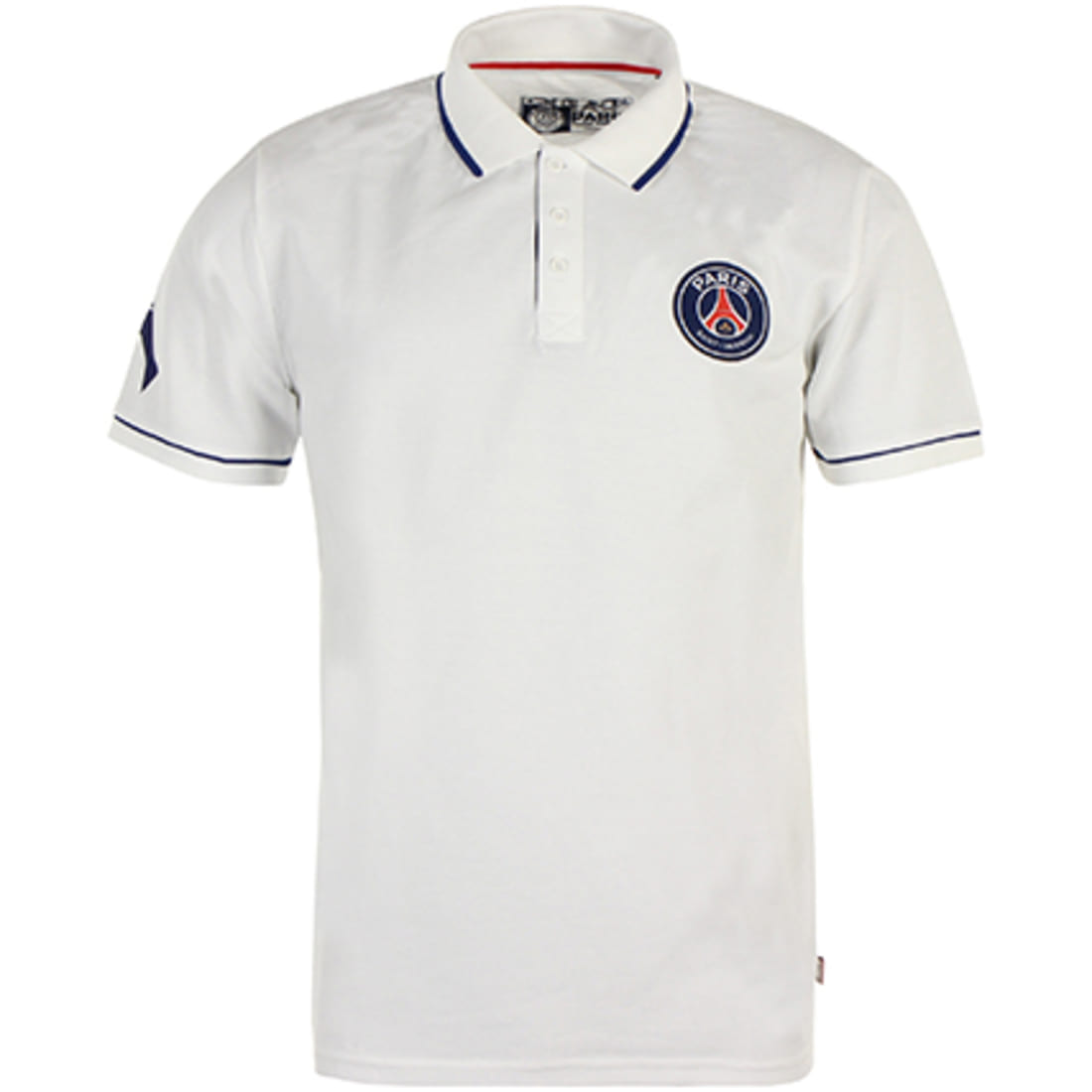 Foot - Polo Manches Courtes Logo Essentiel Blanc ...