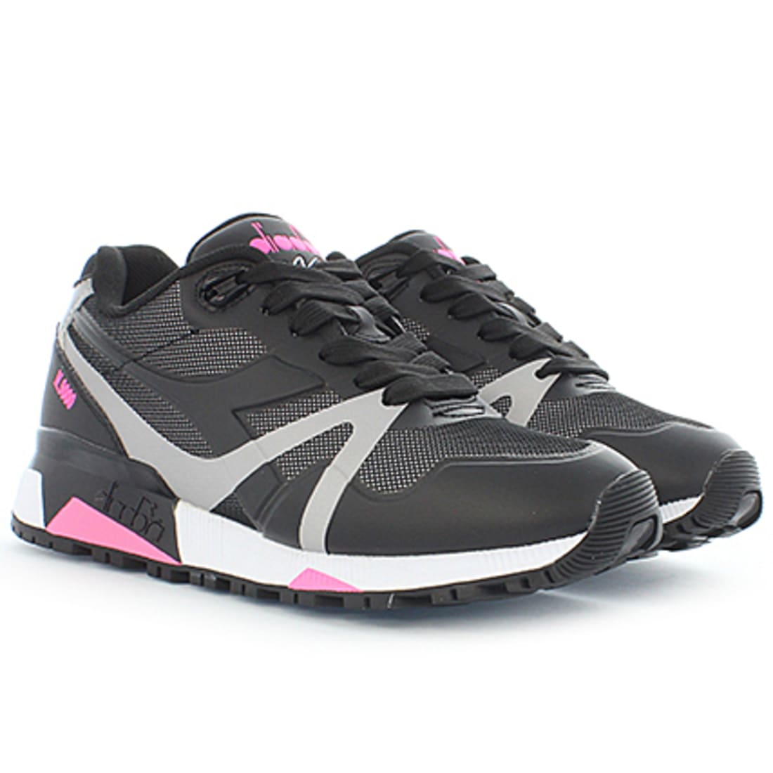 Diadora Baskets Femme N9000 Bright Protection Noir Rose