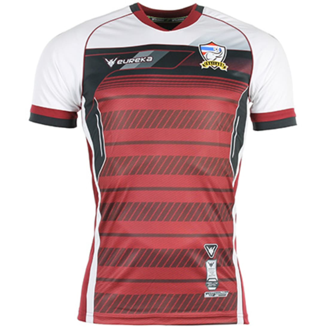 Classic Series Maillot de Football Thailand A5017 Bordeaux