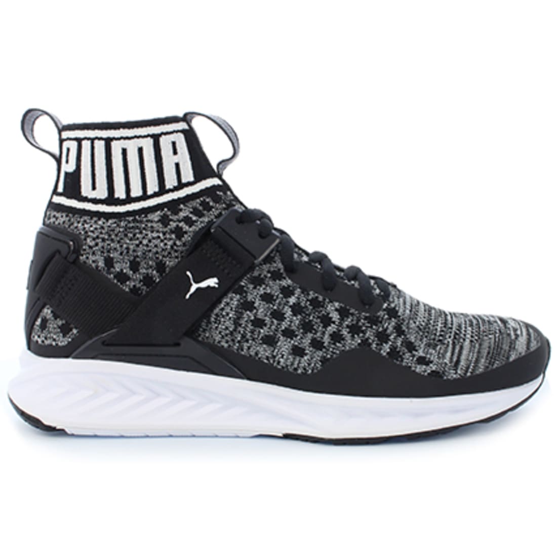 Puma Baskets Ignite Evo Knit 189697 01 Black Quiet Shade White