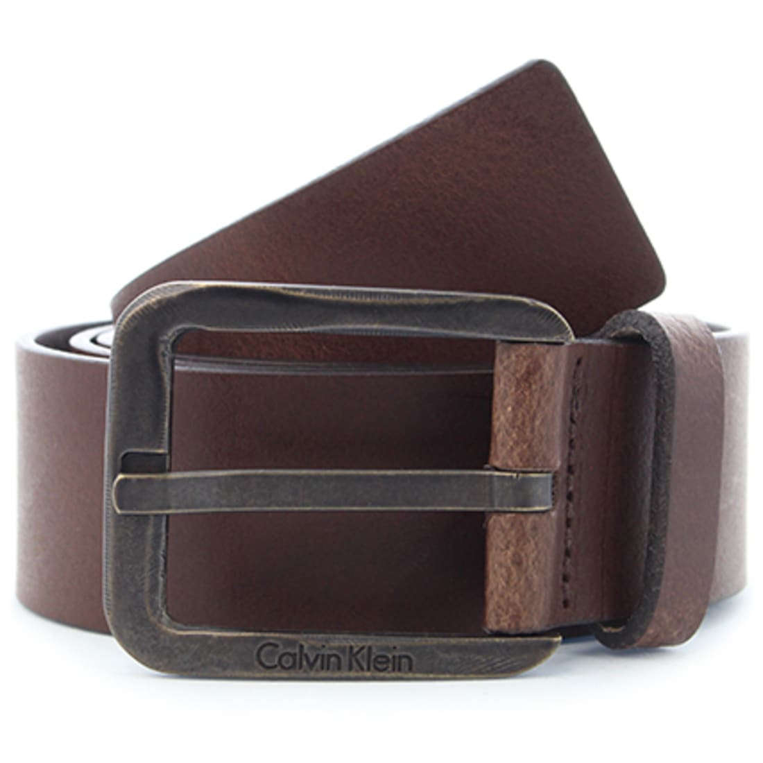 Calvin Klein - Ceinture Luca Marron - LaBoutiqueOfficielle.com