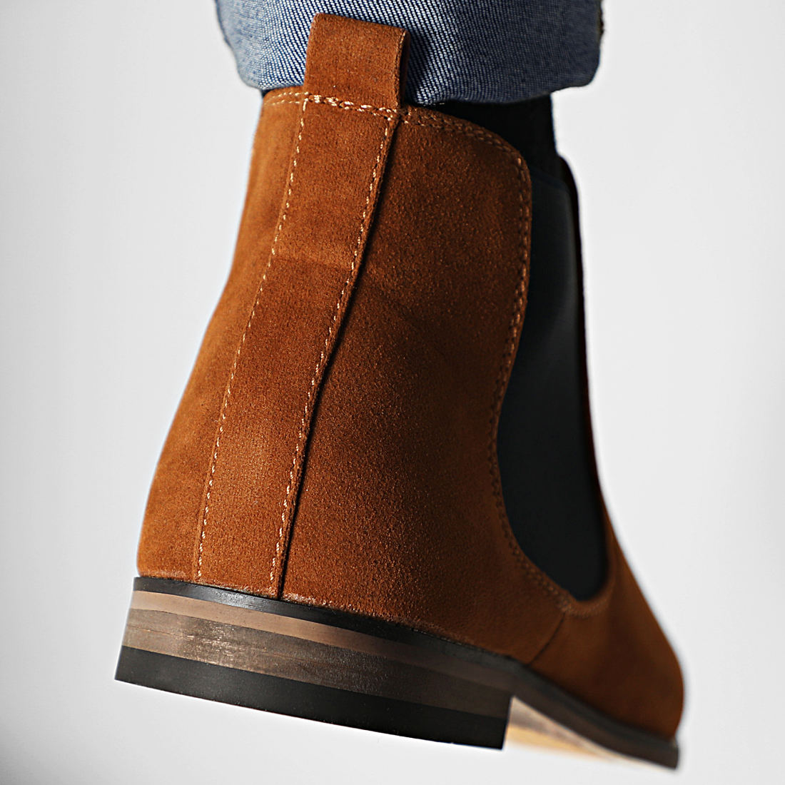 Classic Series Chelsea Boots GH3026 Camel Navy