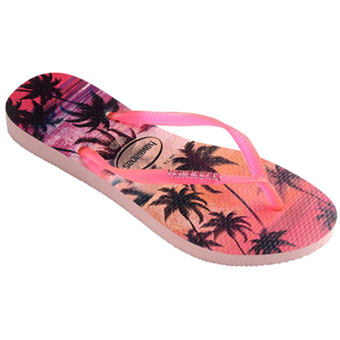 Havaianas Tongs Femme Slim Paisage 4132614 Rose Sunset