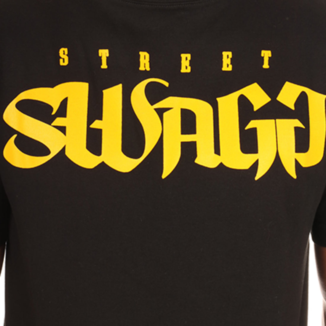 Swagg Tee Shirt Classic Logo Noir Jaune