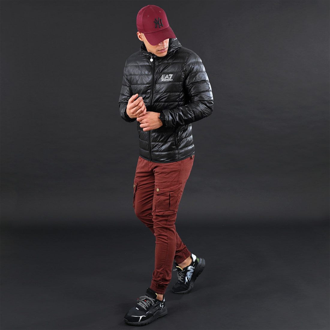 Ea7 - doudoune 8npb02-pn29z noir Clearance