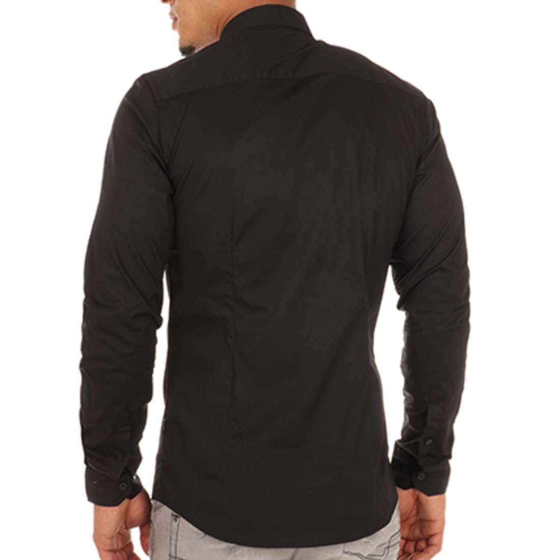 Only And Sons - Chemise Manches Longues Alfredo Noir ...