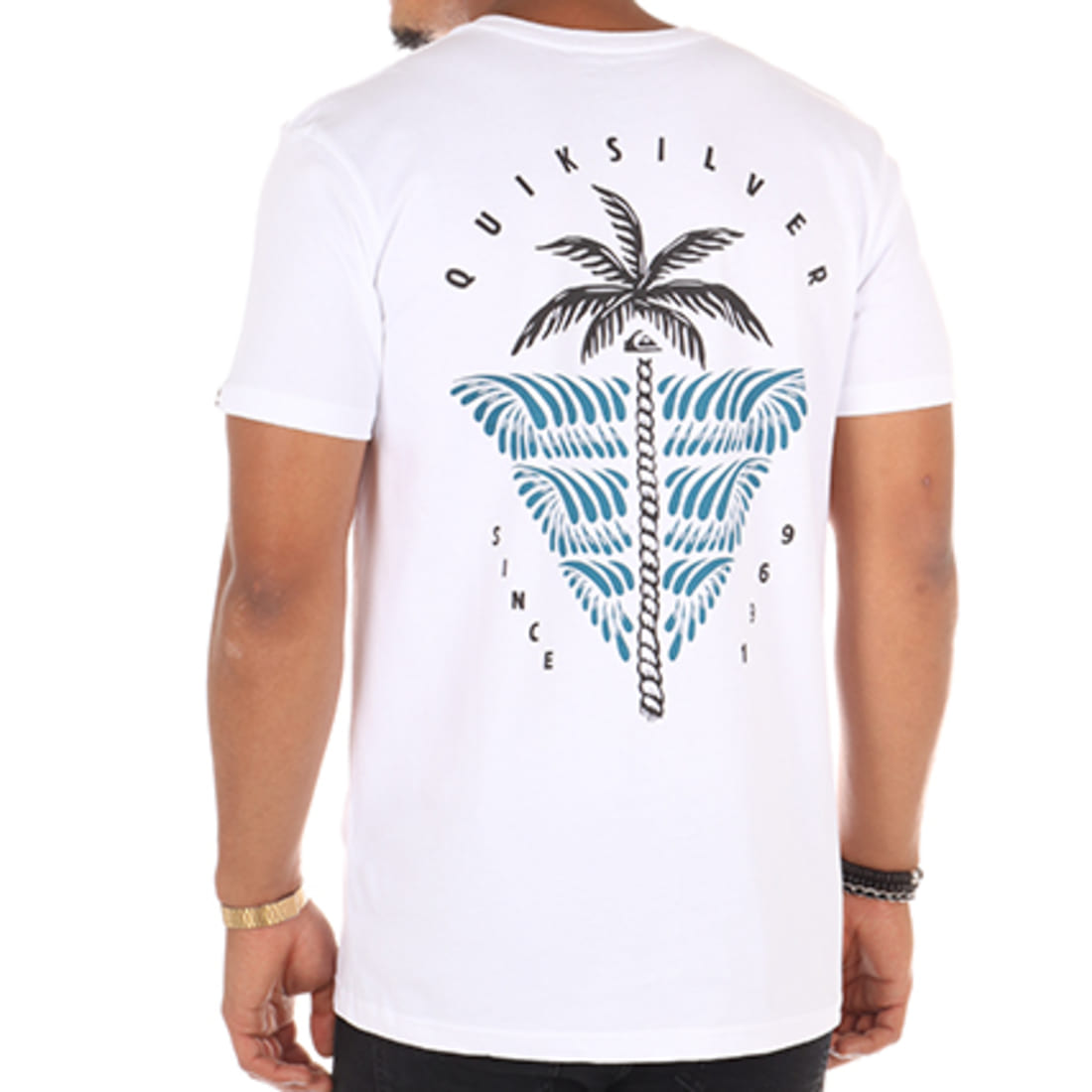 Quiksilver - Tee Shirt EQYZT04549 Blanc ...
