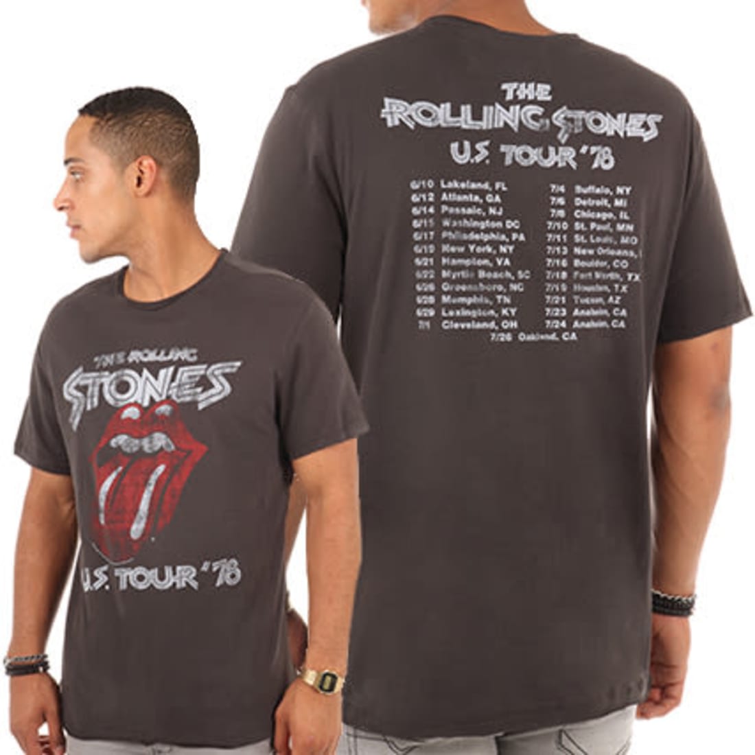 tee shirt rolling stones tournée 2017
