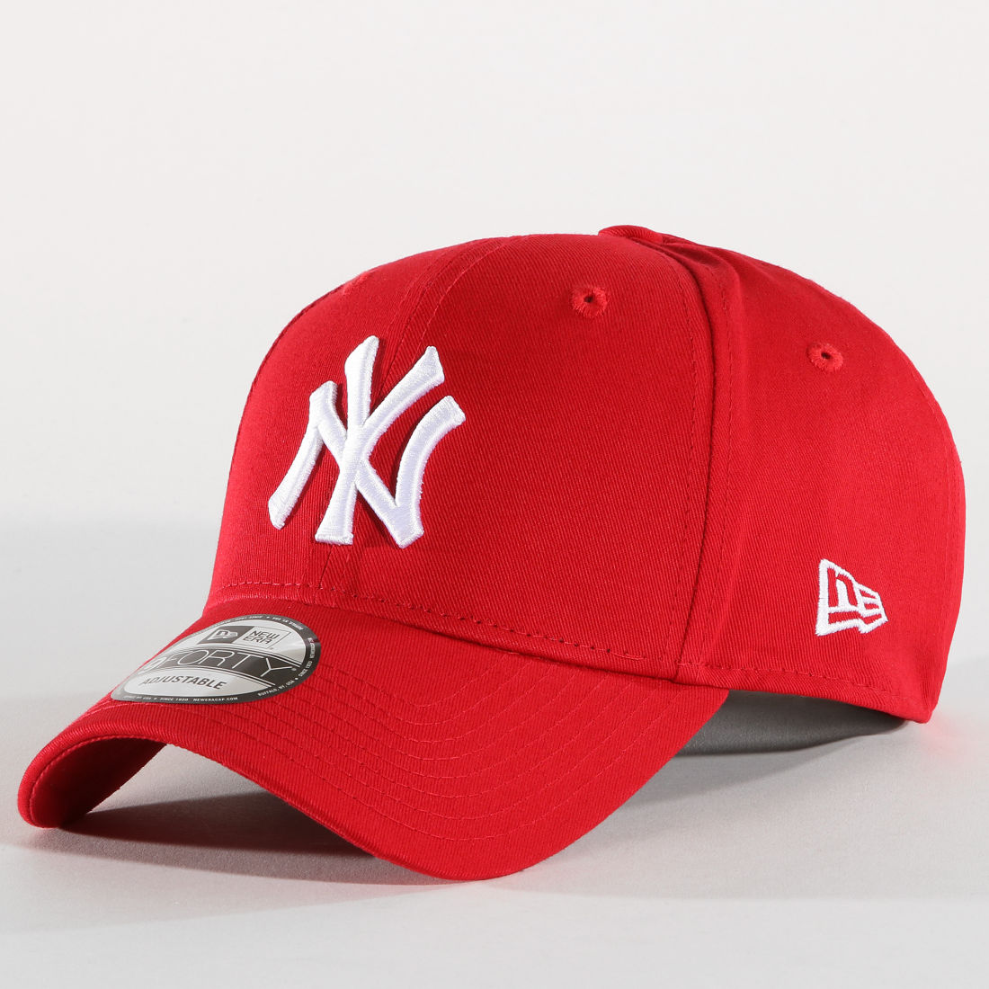 Choisir Casquette NY Rouge Grise, casquette baseball fashion livré 48h