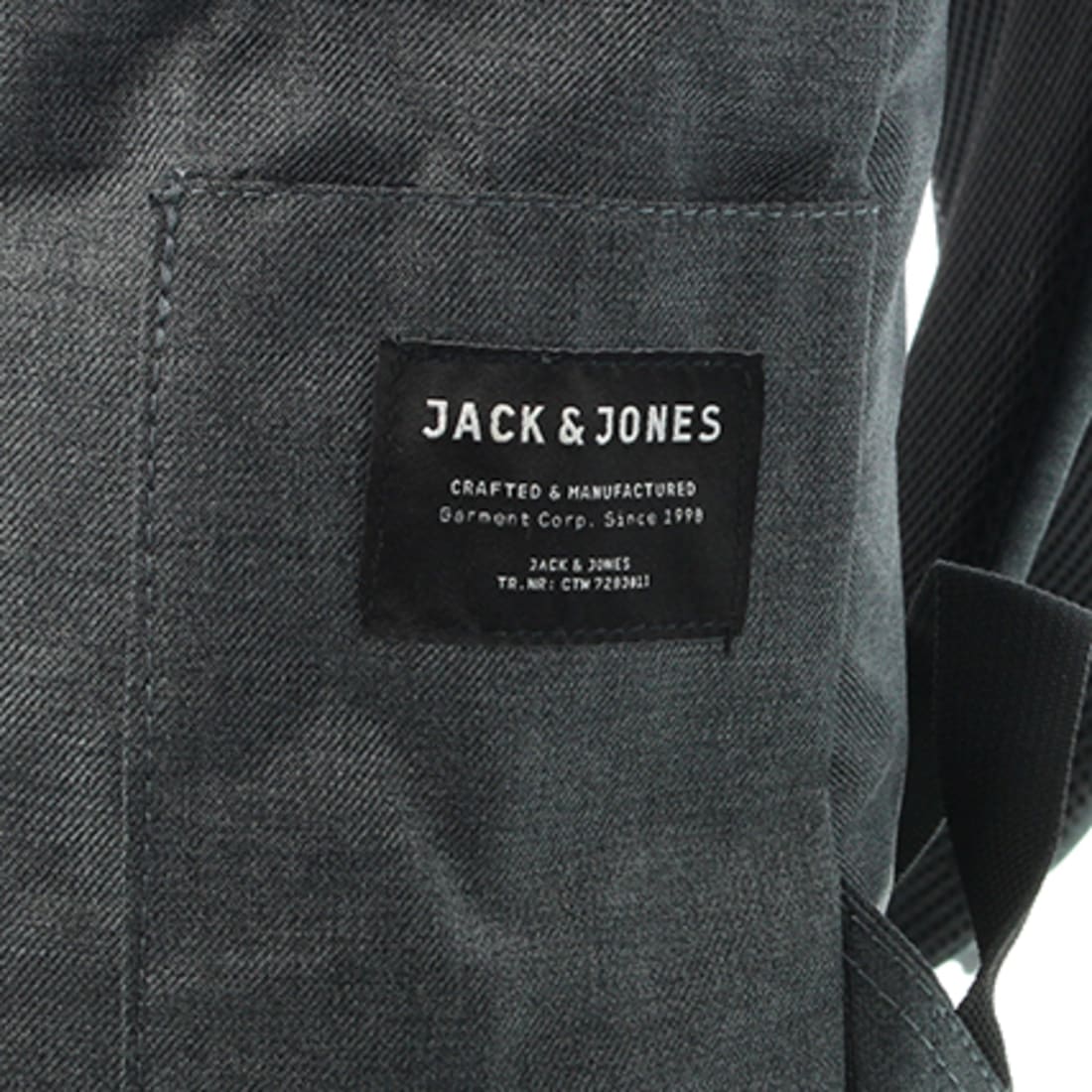 Jack And Jones Sac A Dos Flap Gris Anthracite
