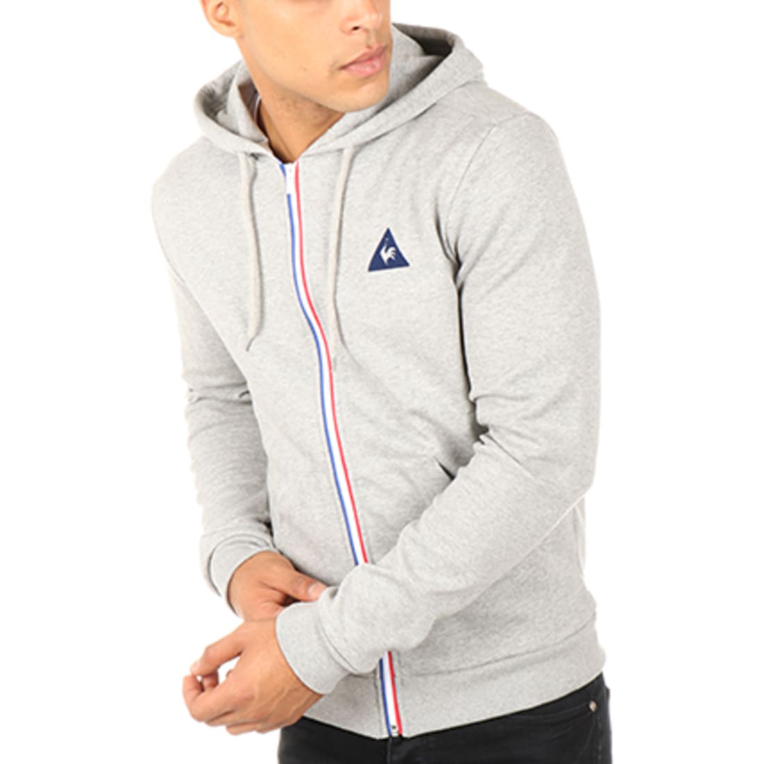 sweat zippe le coq sportif
