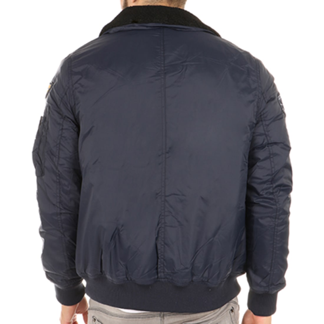 Tokyo Laundry Bomber Turner Bleu Marine