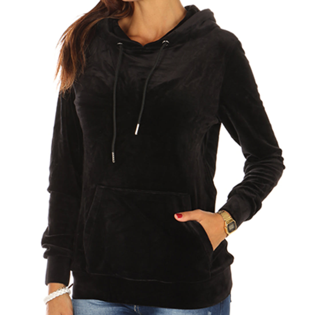 Urban Classics Sweat Capuche Femme TB1731 Noir