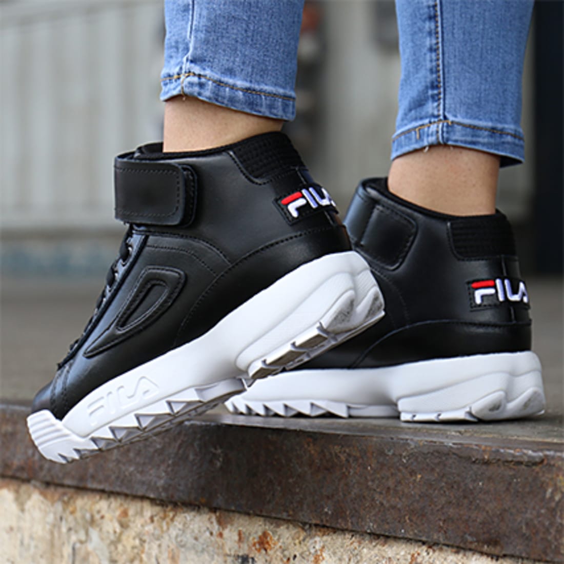 Fila Baskets Femme Disruptor II Mid 1010155 Black