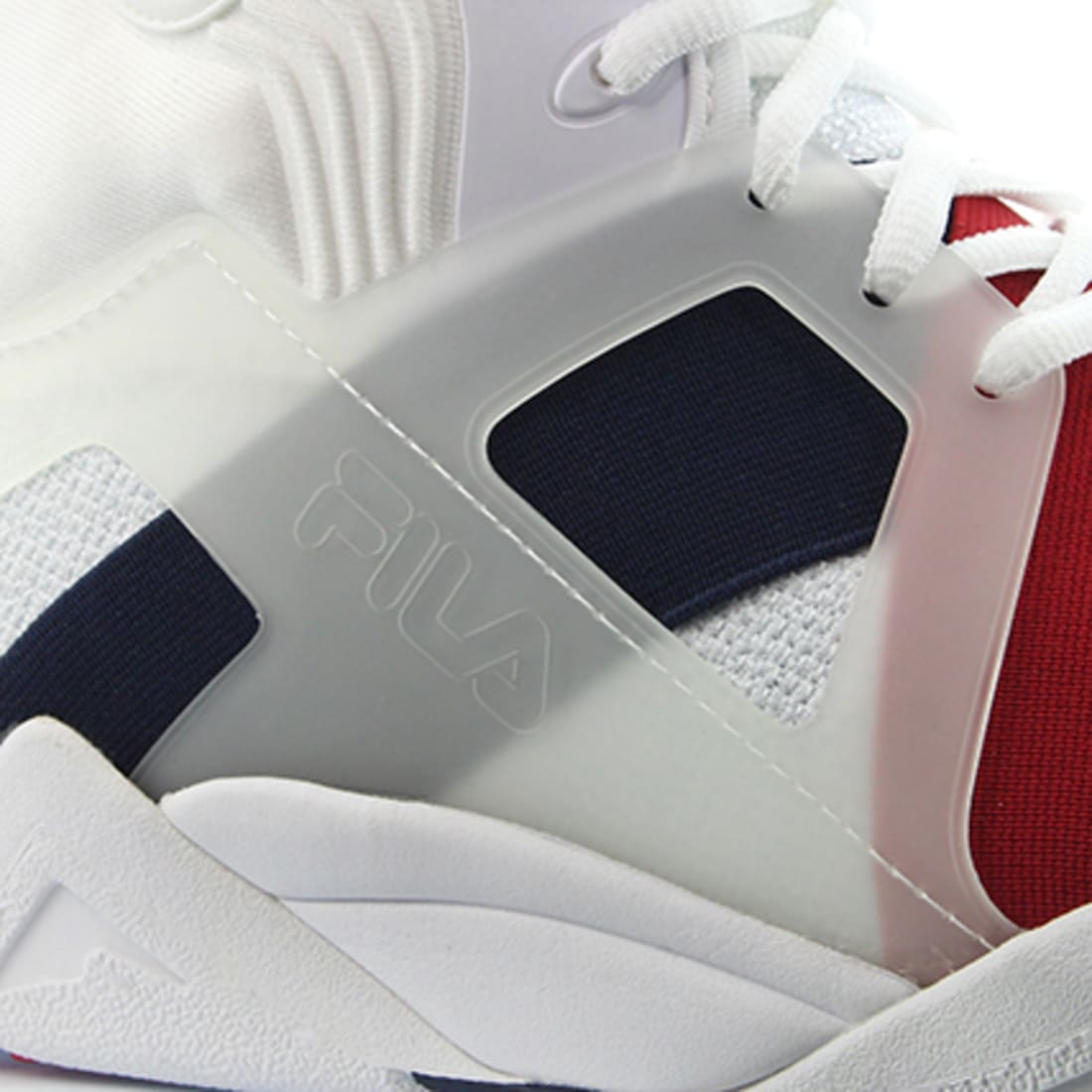 Fila Baskets The Cage 17 Logo 1BM00026 White Navy Red