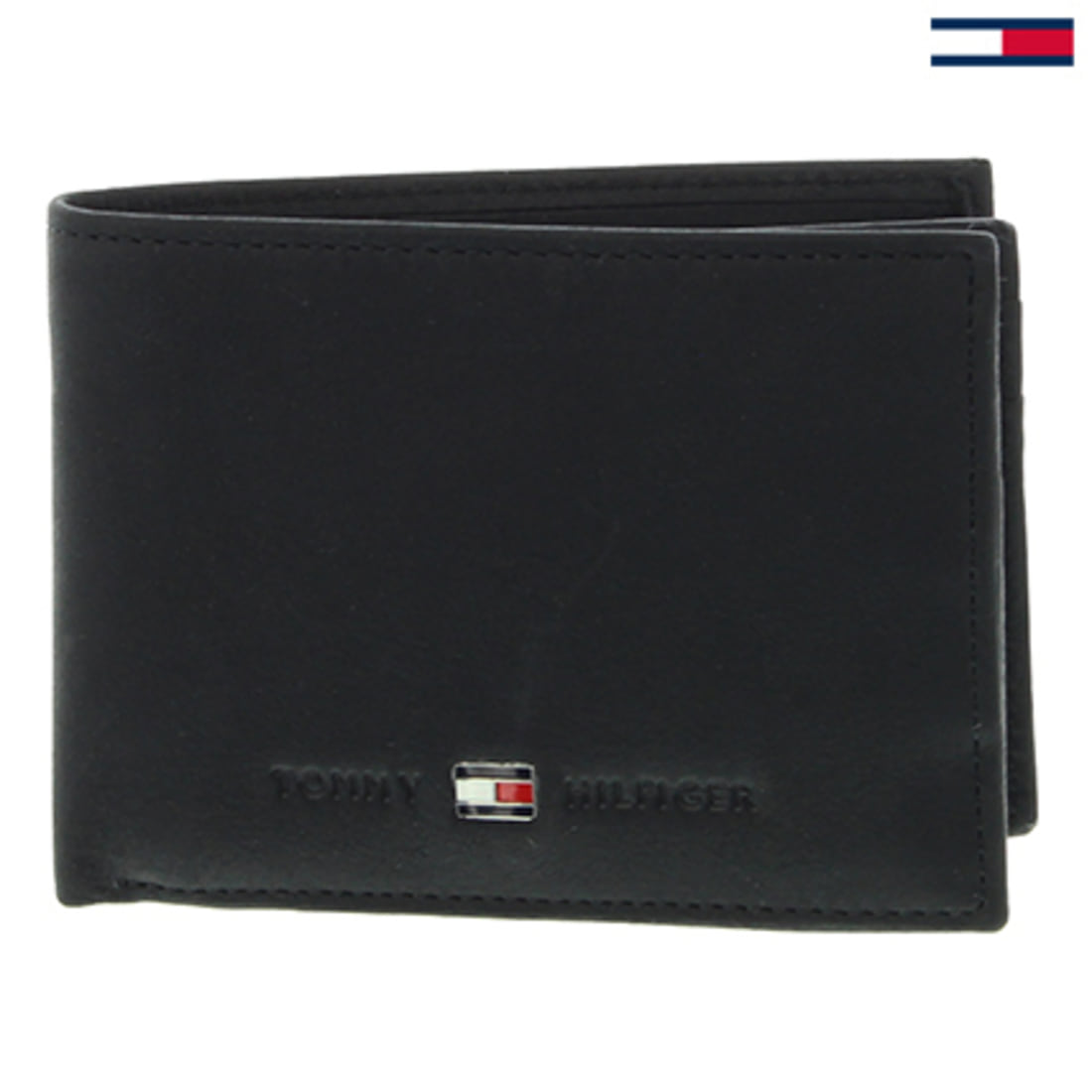 Tommy Hilfiger Portefeuille Johnson Mini CC Flap And Coin Noir