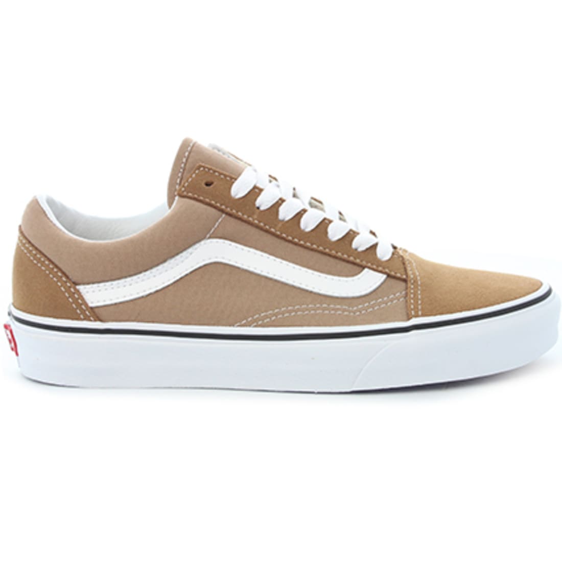 vans old skool tigers eye true white
