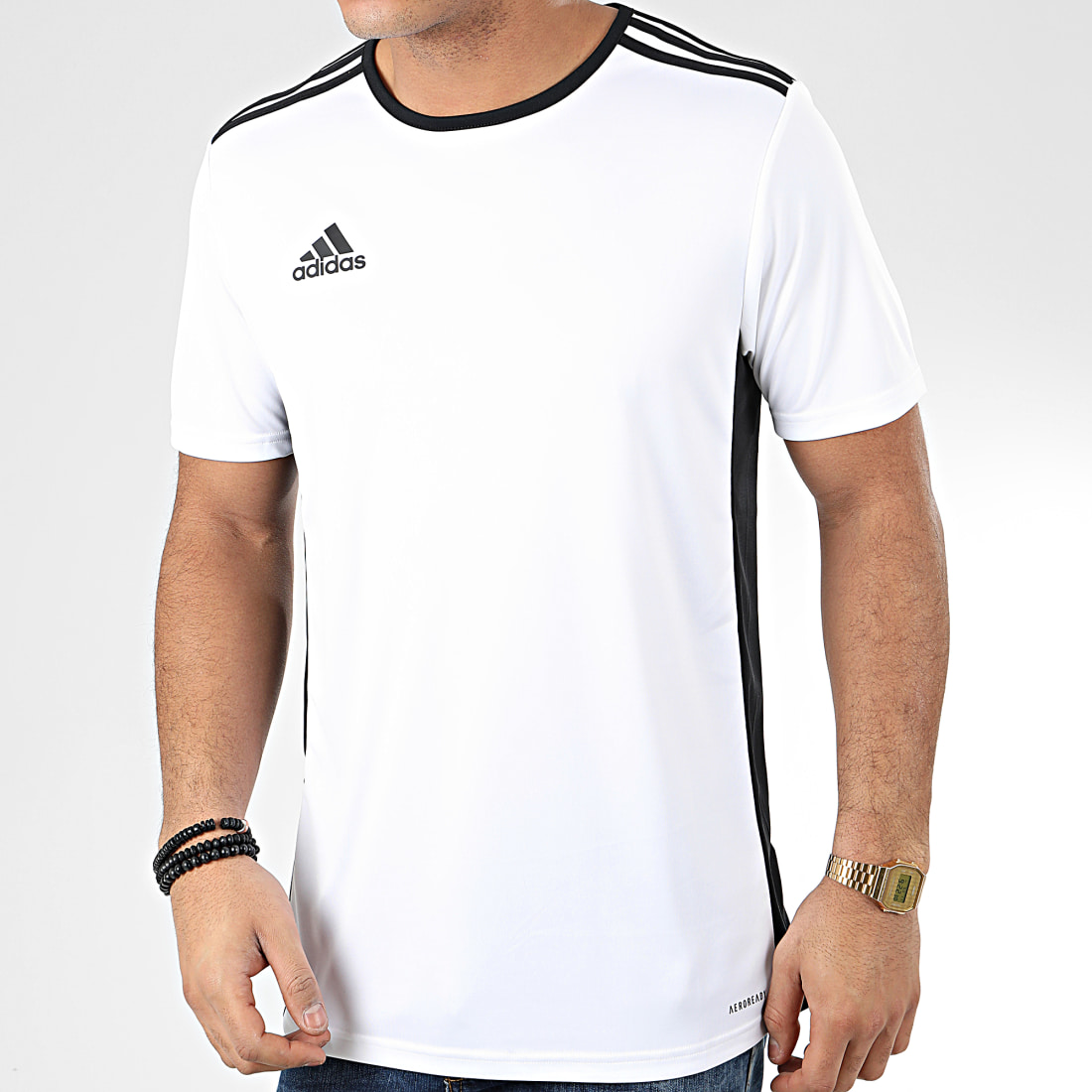 Adidas Performance - Tee Shirt De Sport Entrada 18 Jersey CD8438 Blanc -