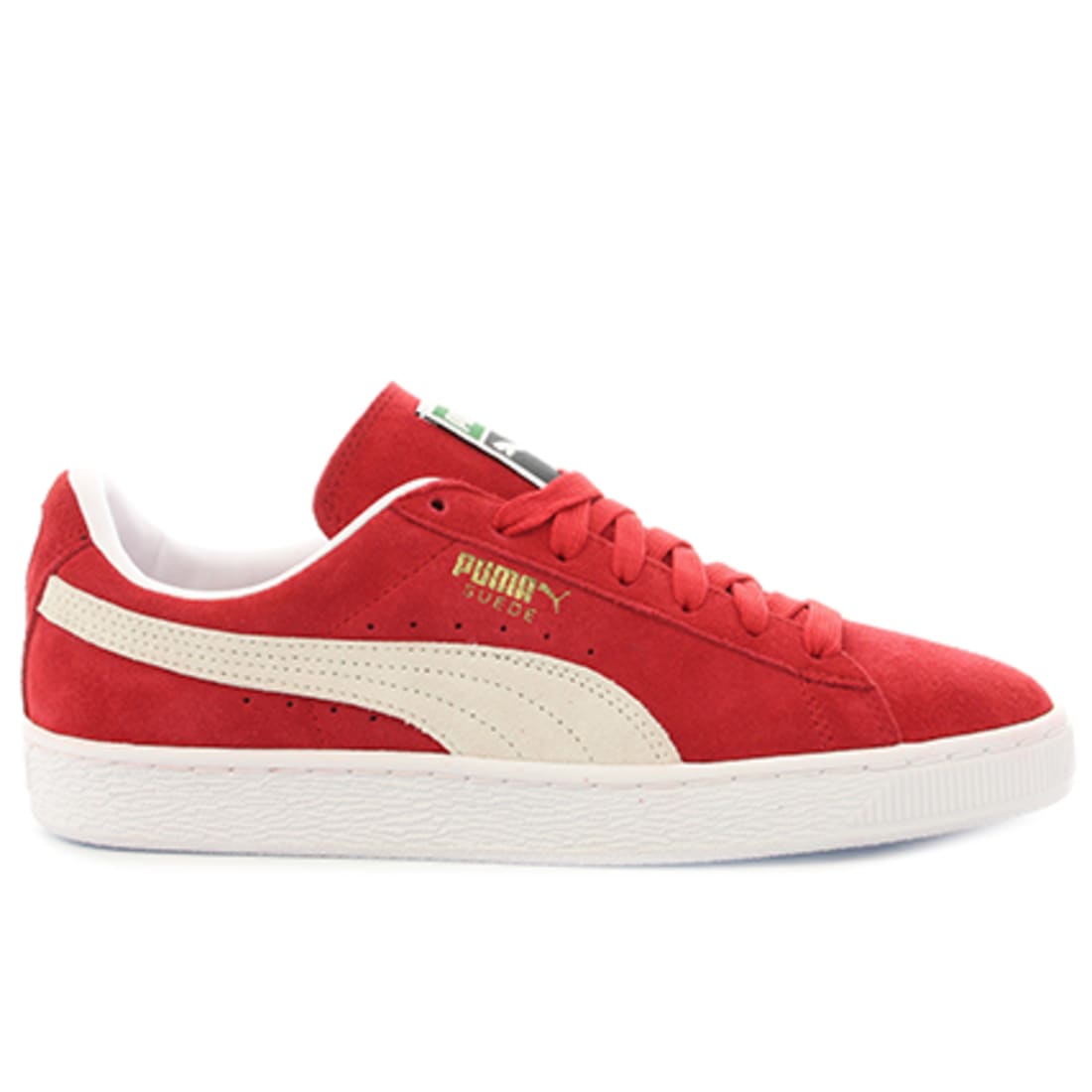 puma suede monochrome rouge