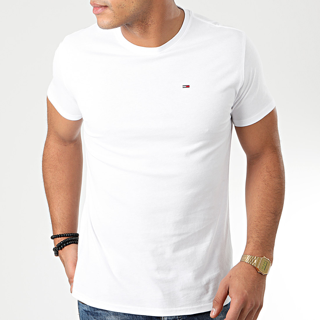 Tommy Hilfiger Tee Shirt Original 4411 Blanc