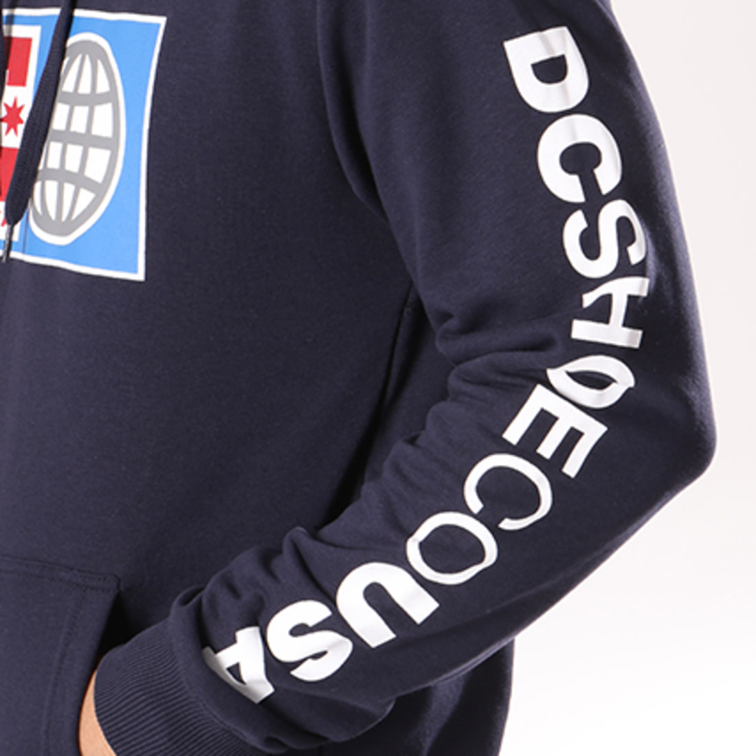 DC Shoes - Sweat Capuche Global Salute Bleu Marine ...