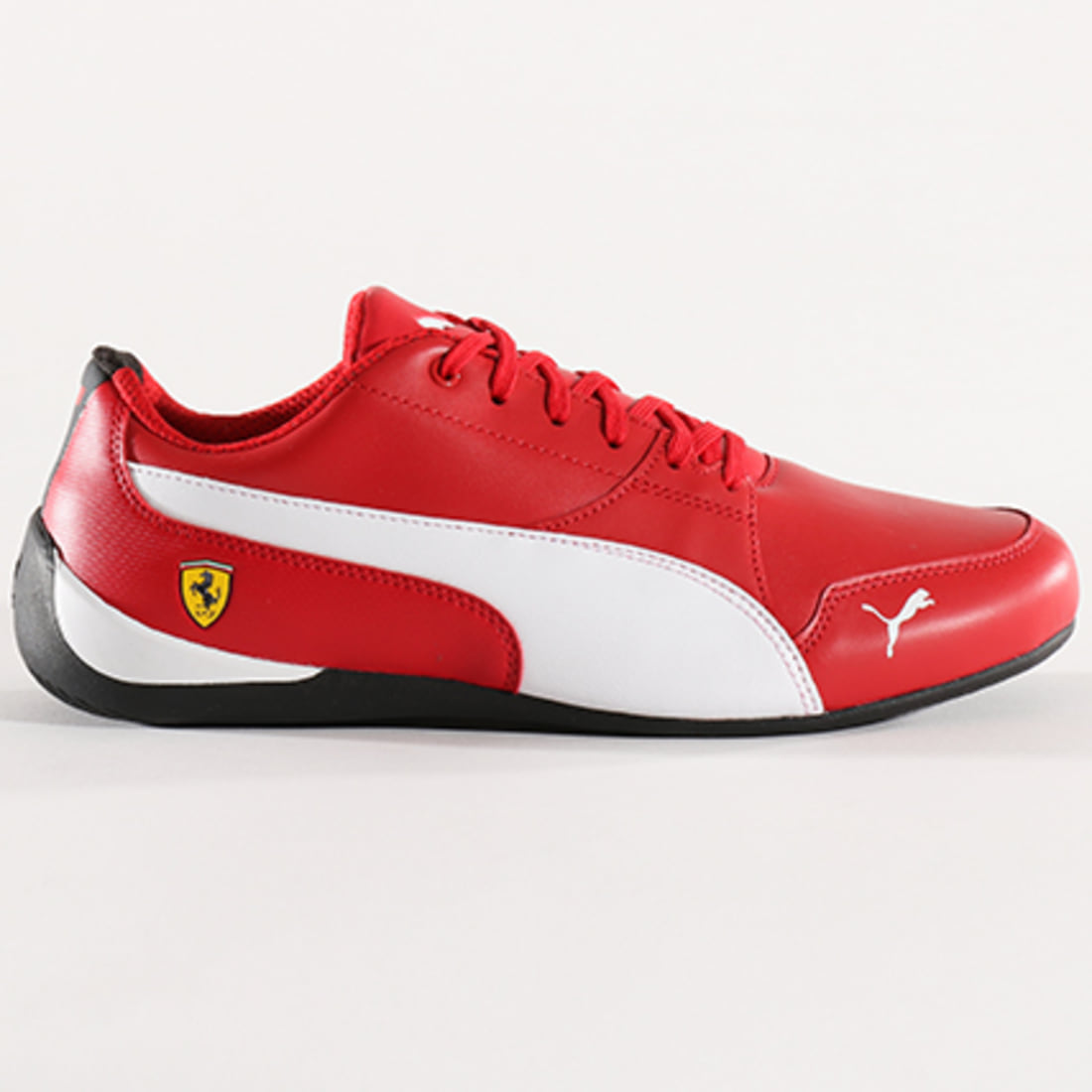 Puma Baskets Ferrari Drift Cat 7 305998 01 Rosso Corsa White Black