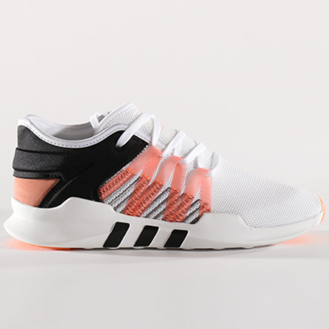 Adidas Originals - Baskets EQT Racing ADV CQ2156 Footwear White Chalk Coral Core  Black - LaBoutiqueOfficielle.com