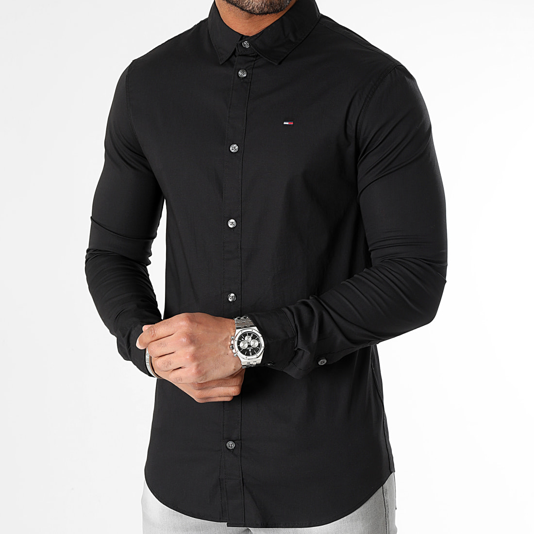 Chemise tommy shop hilfiger noir