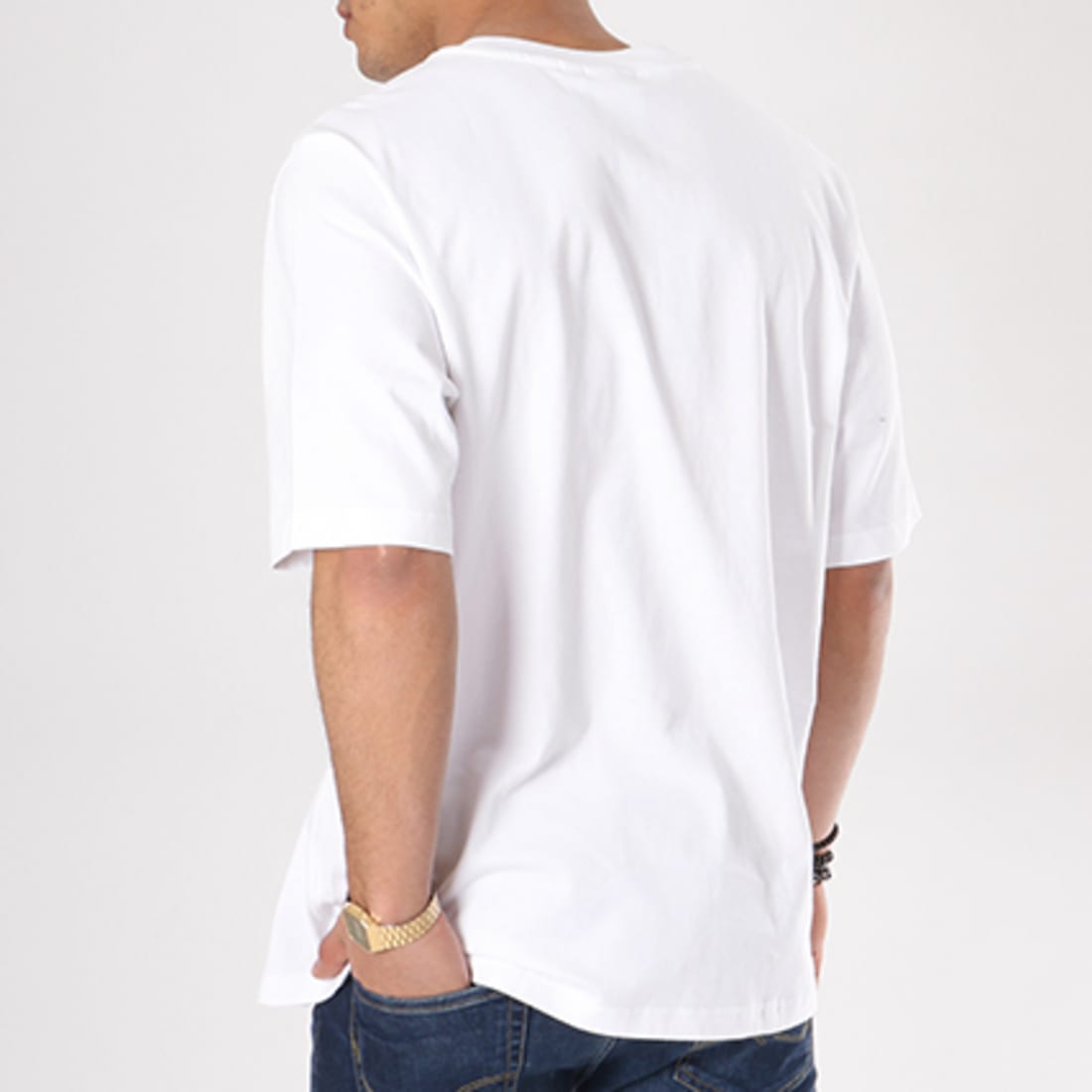 Adidas Originals Tee Shirt Oversize CW1212 Blanc Noir